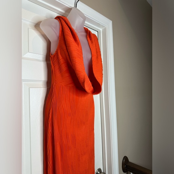 Burnt Orange Hooded Dress - Picture 8 of 10